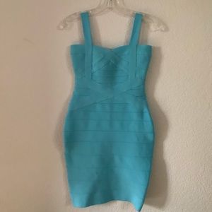 🦋 Baby Blue Bandage Dress